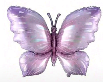 38" Purple Butterfly Super Shape