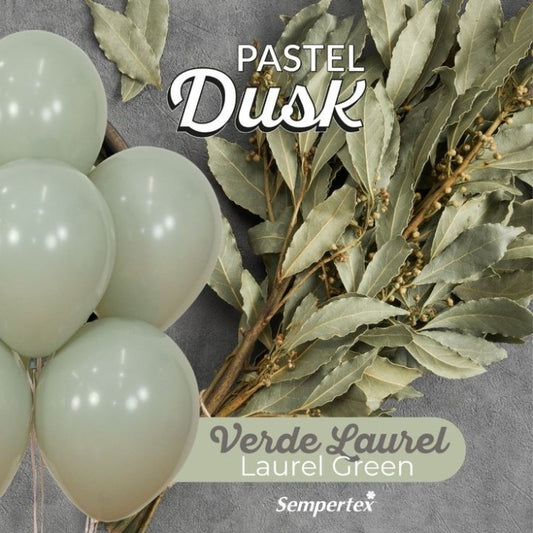 Pastel Dusk Laurel Green - 18 inch 6 count Sempertex